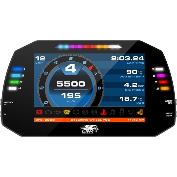 LINK MXG Strada Light 7-inch Dash - Race Edition