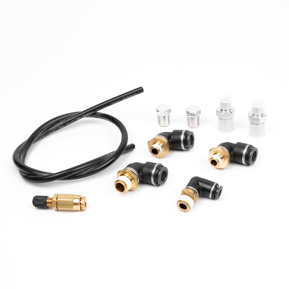 Fitting pack for 2 1/2 Gallon aluminum tank (11958 or 12958) with 3/8" lines