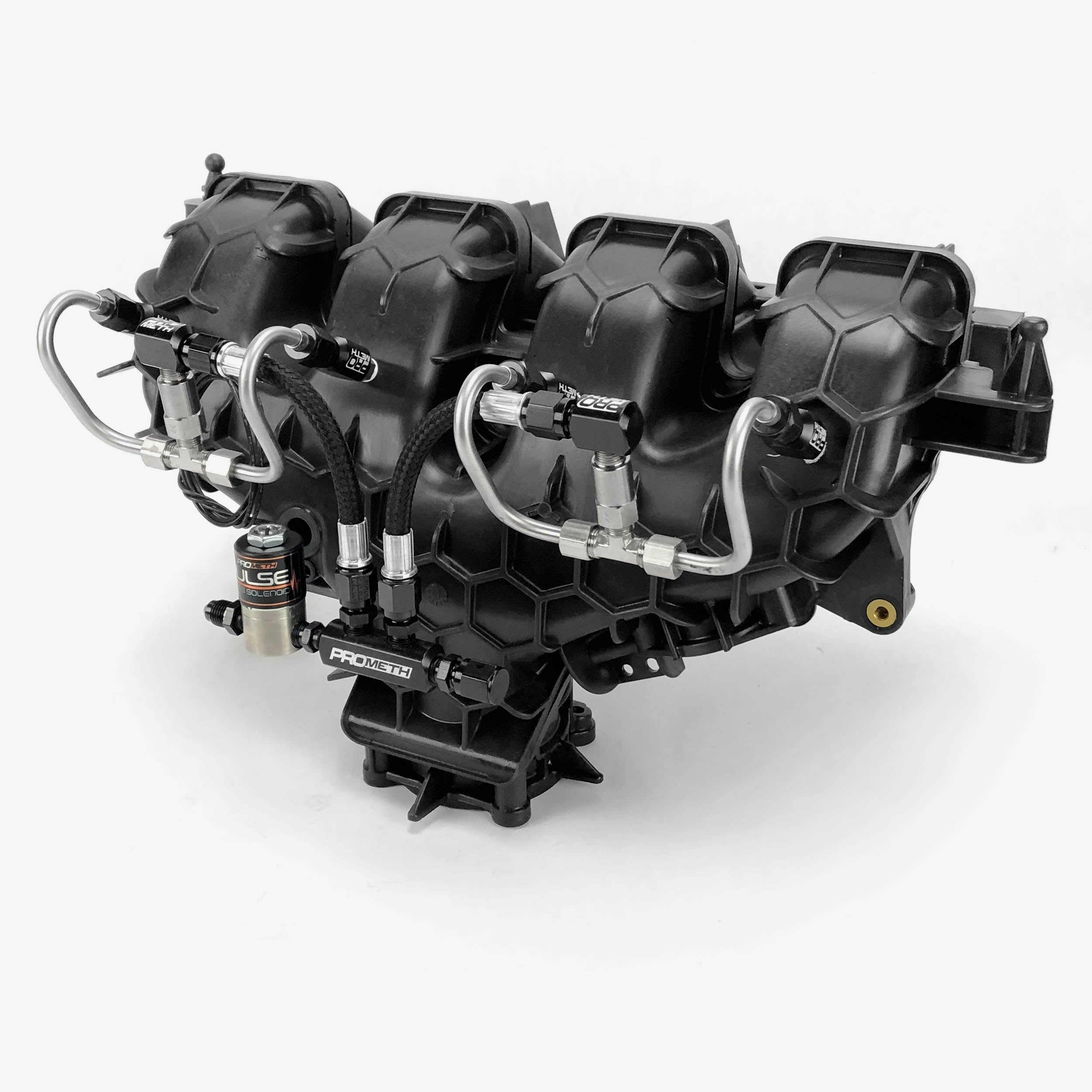 ProMeth Signature Series 4 Cylinder Direct Port With Split Block, Solenoid, Check Valves & Straight Nozzle Holders (uBend It)