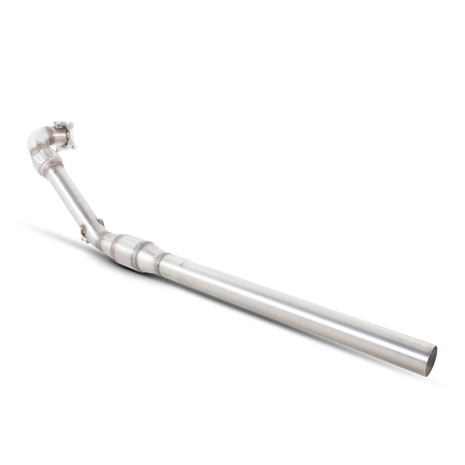 Audi TT S Mk2 Downpipe with a high flow sports catalyst SAUX026 Scorpion Exhaust - Motorsport Calibrations