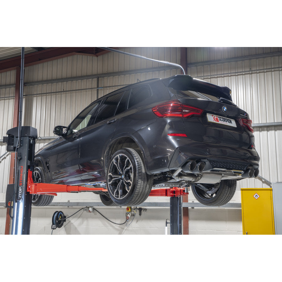 BMW X3M Scorpion Half System - Dark Road Performance