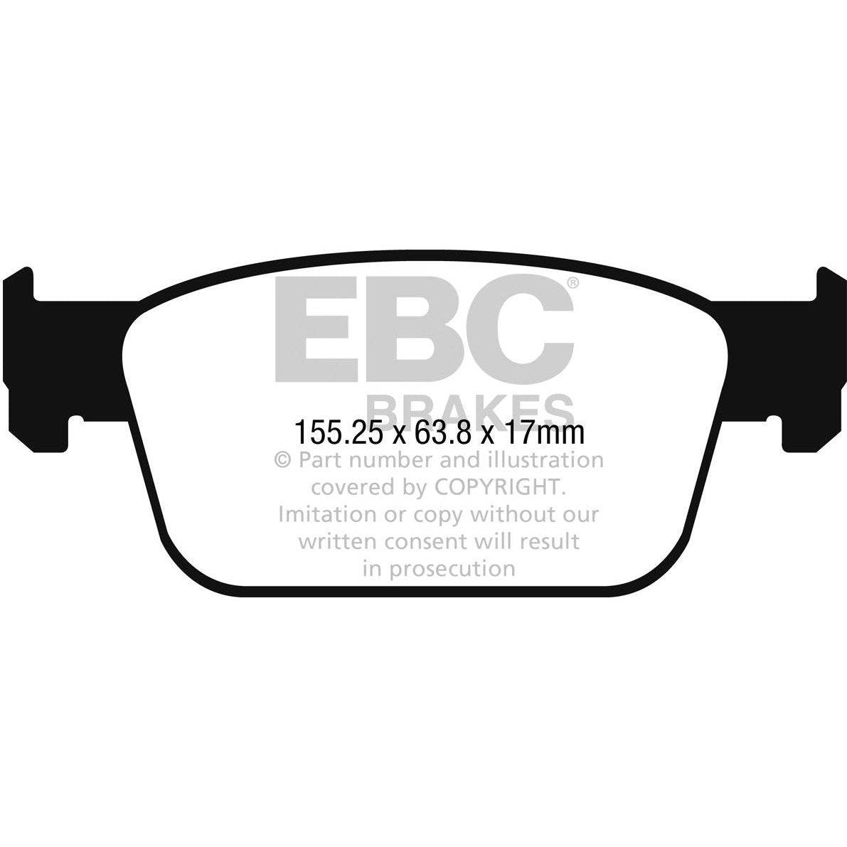 EBC Audi B9 Redstuff Sport Front Brake Pads - ATE Caliper (A4 & A5) - Motorsport Calibrations