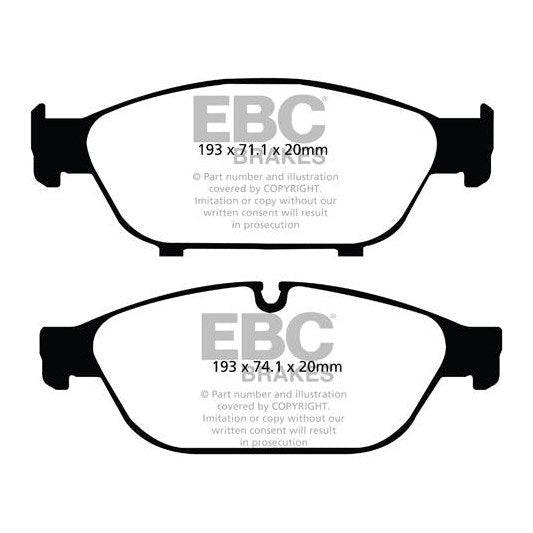 EBC Audi C7 D4 Redstuff Sport Front Brake Pads - ATE Caliper (A6, A7 & A8) - Motorsport Calibrations