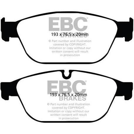 EBC Audi D4 A8 Redstuff Sport Front Brake Pads - ATE Caliper - Motorsport Calibrations