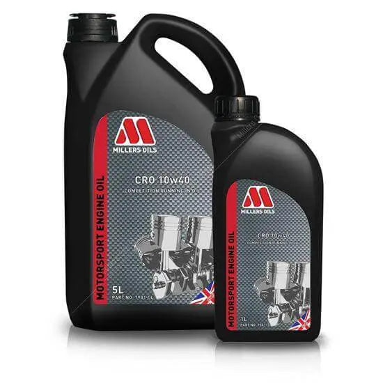 Millers Oils CRO 10W40 Running In Engine Oil 5Ltr - Dark Road Performance