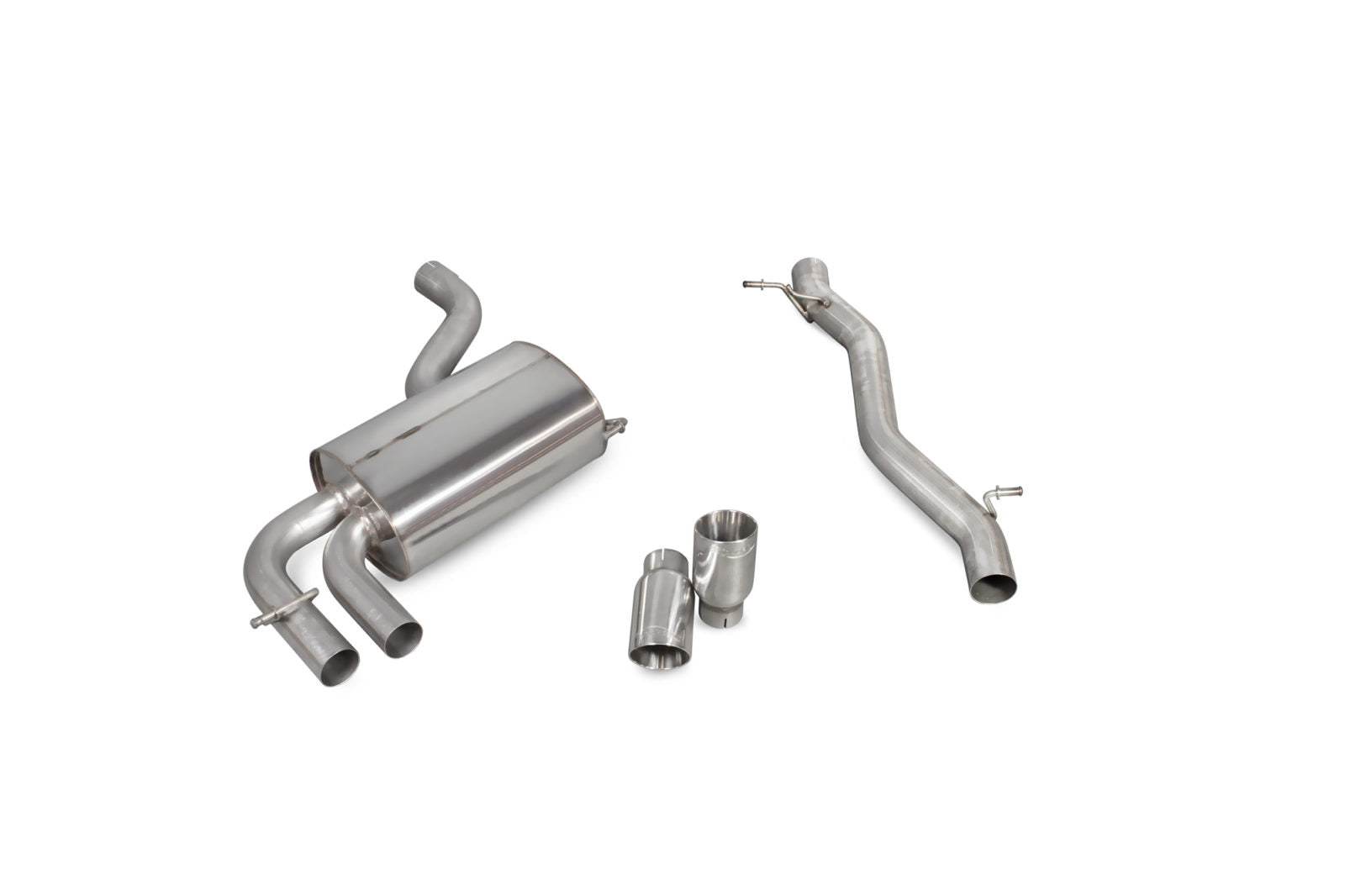 Scorpion Audi S3 8P (2006-2012) Non-Resonated Cat-Back System - Dark Road Performance