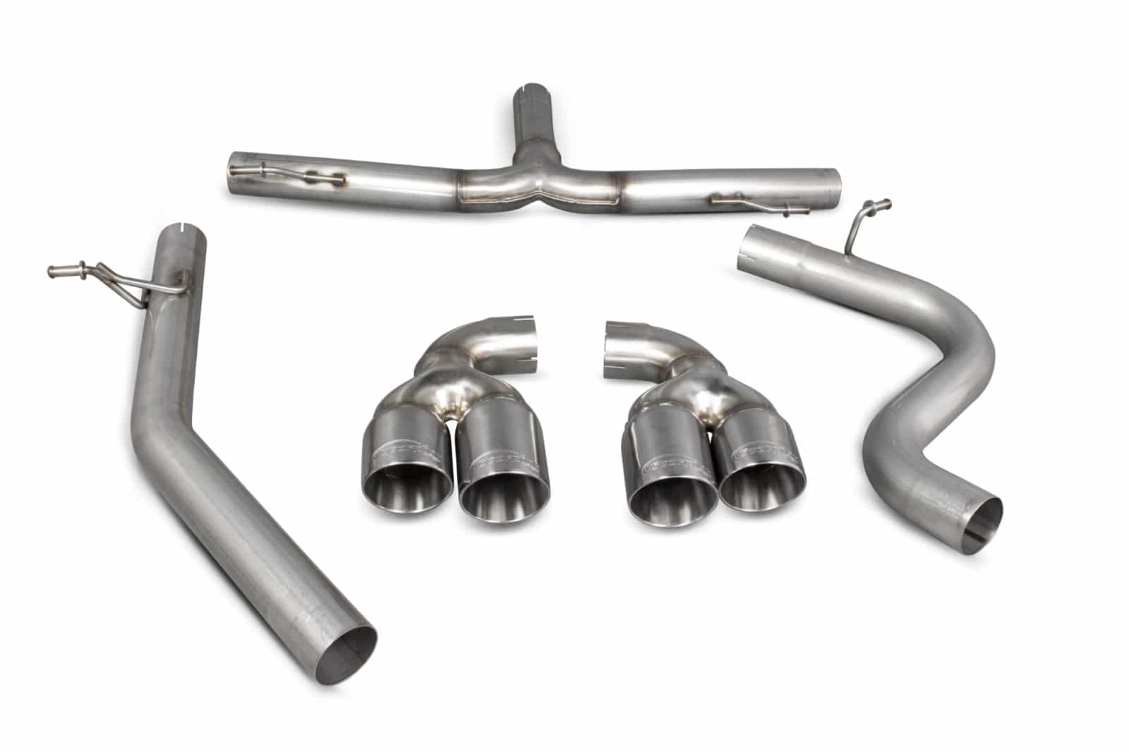 Scorpion Audi TT MK2 Quattro 2.0 TDI (09-14) Cat-Back System - Dark Road Performance