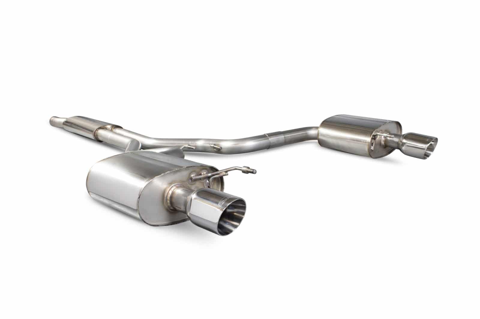 Scorpion Ford Mustang 2.3L EcoBoost (2015-16) Cat-Back Exhaust (Non-GPF Model Only) - Dark Road Performance