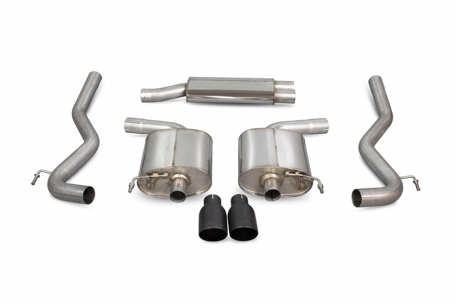 Scorpion Ford Mustang 2.3L EcoBoost (2015-16) Cat-Back Exhaust (Non-GPF Model Only) - Dark Road Performance