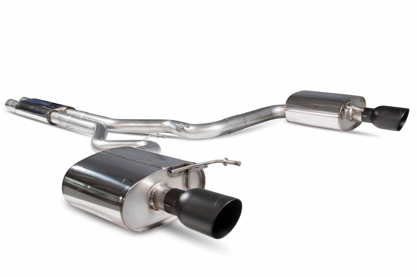 Scorpion Ford Mustang 5.0L V8 GT (2015-16) Cat-Back Exhaust (Non-GPF Model Only) - Dark Road Performance