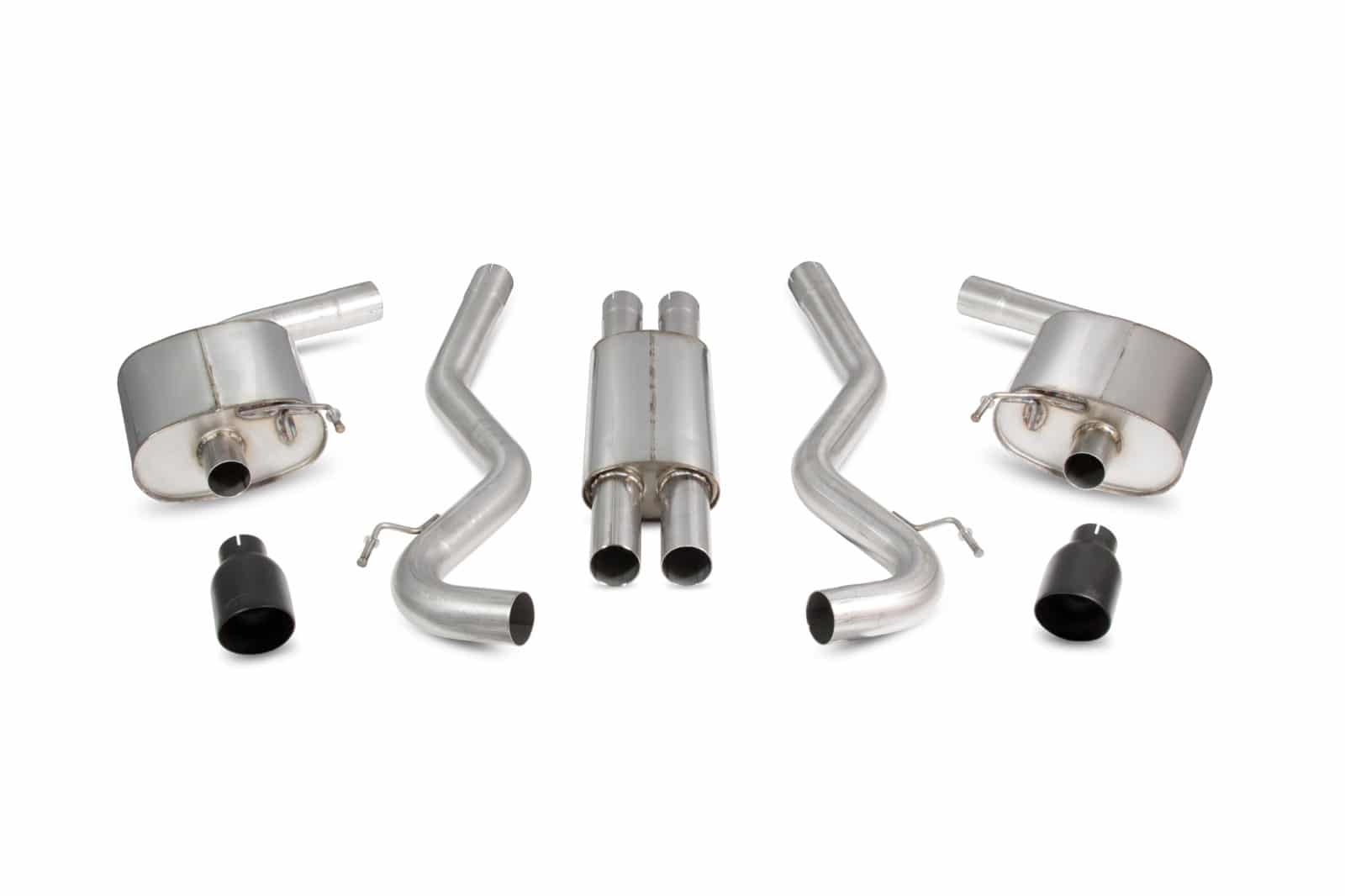 Scorpion Ford Mustang 5.0L V8 GT (2015-16) Cat-Back Exhaust (Non-GPF Model Only) - Dark Road Performance