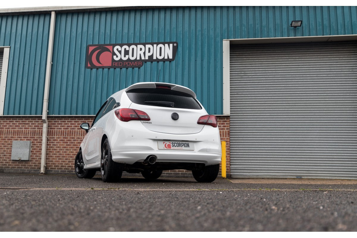 Scorpion Vauxhall Corsa E 1.4 Non-Turbo (2014-2019) Cat-Back System - Dark Road Performance
