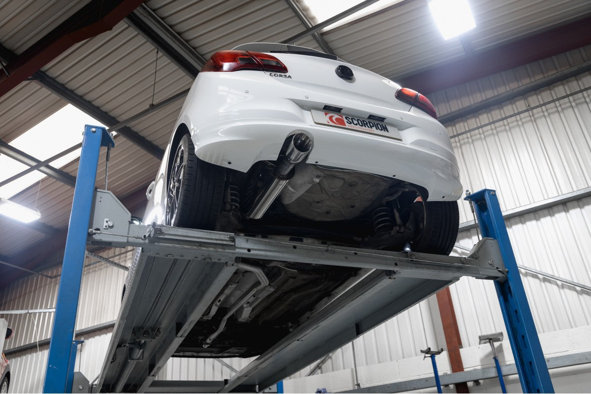 Scorpion Vauxhall Corsa E 1.4 Non-Turbo (2014-2019) Cat-Back System - Dark Road Performance