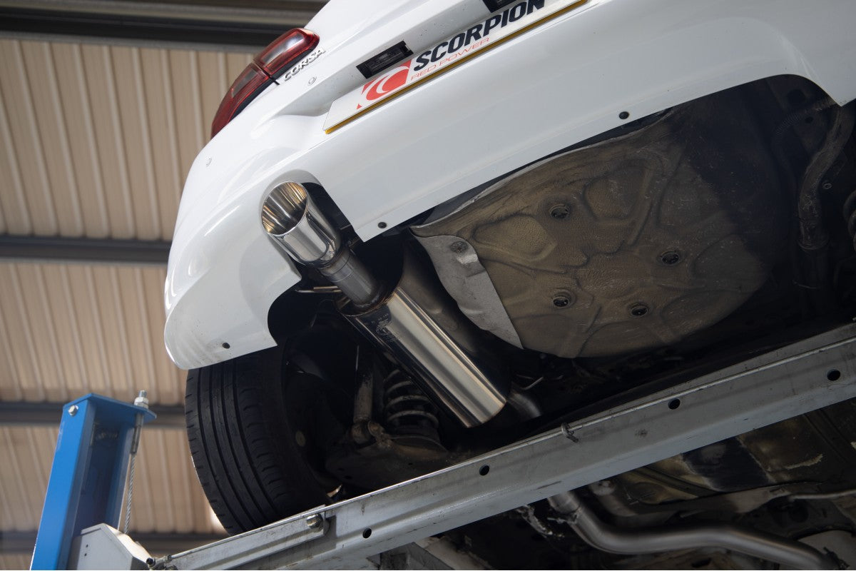 Scorpion Vauxhall Corsa E 1.4 Non-Turbo (2014-2019) Cat-Back System - Dark Road Performance