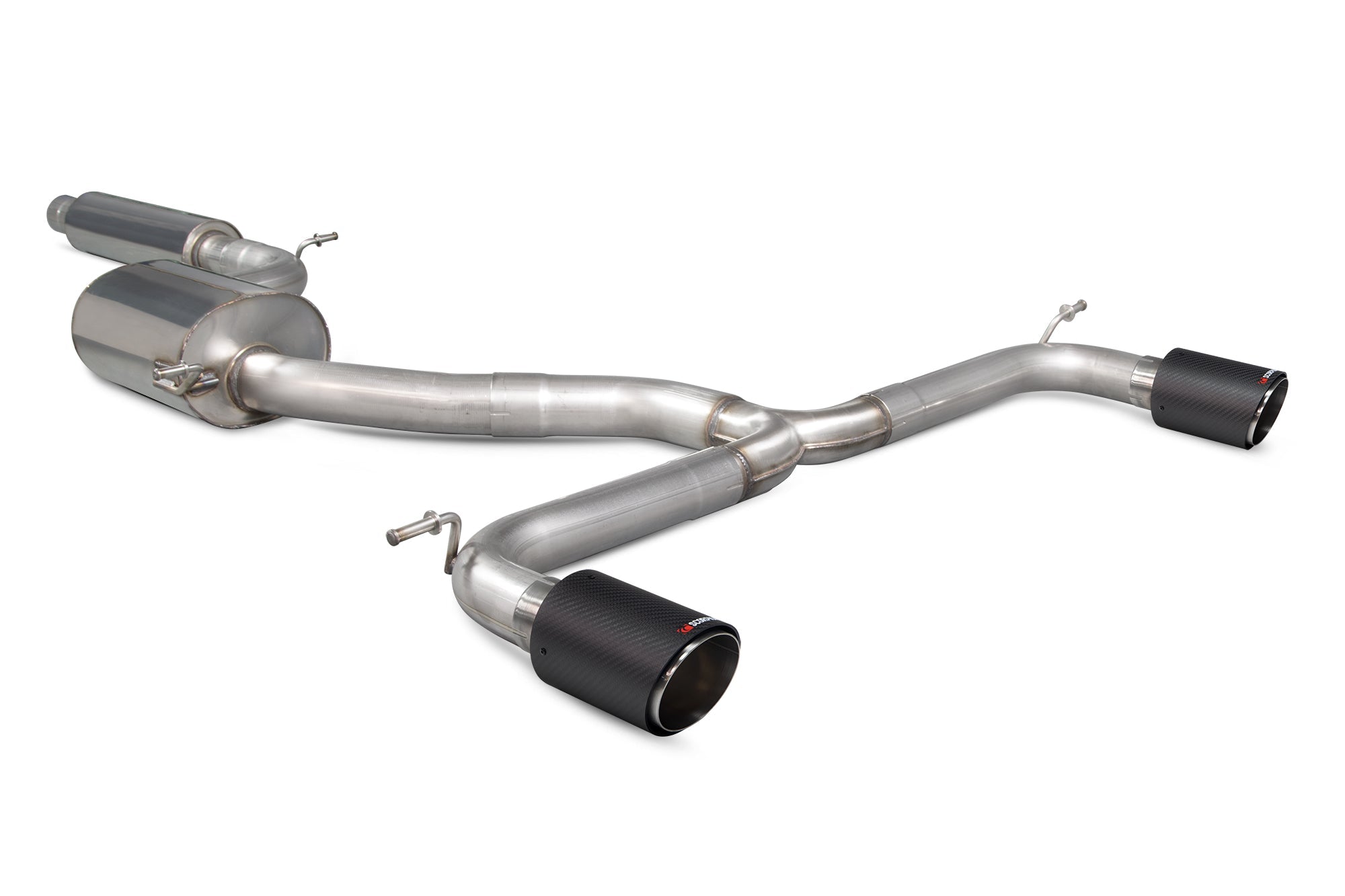 Scorpion Volkswagen Golf GTI MK7.5 Non-GPF Models (2017-18) Cat-back System - Dark Road Performance