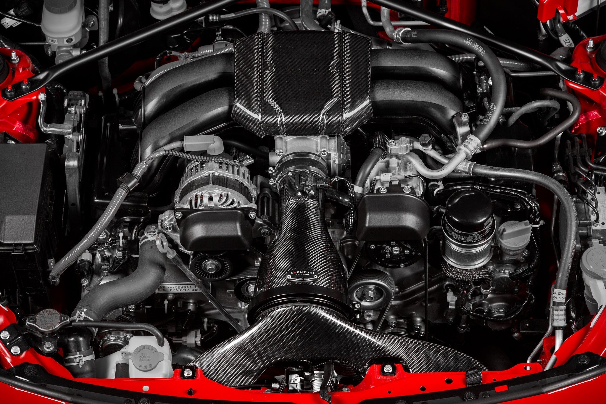 Eventuri Gloss Carbon Fibre Intake System - Toyota GR86