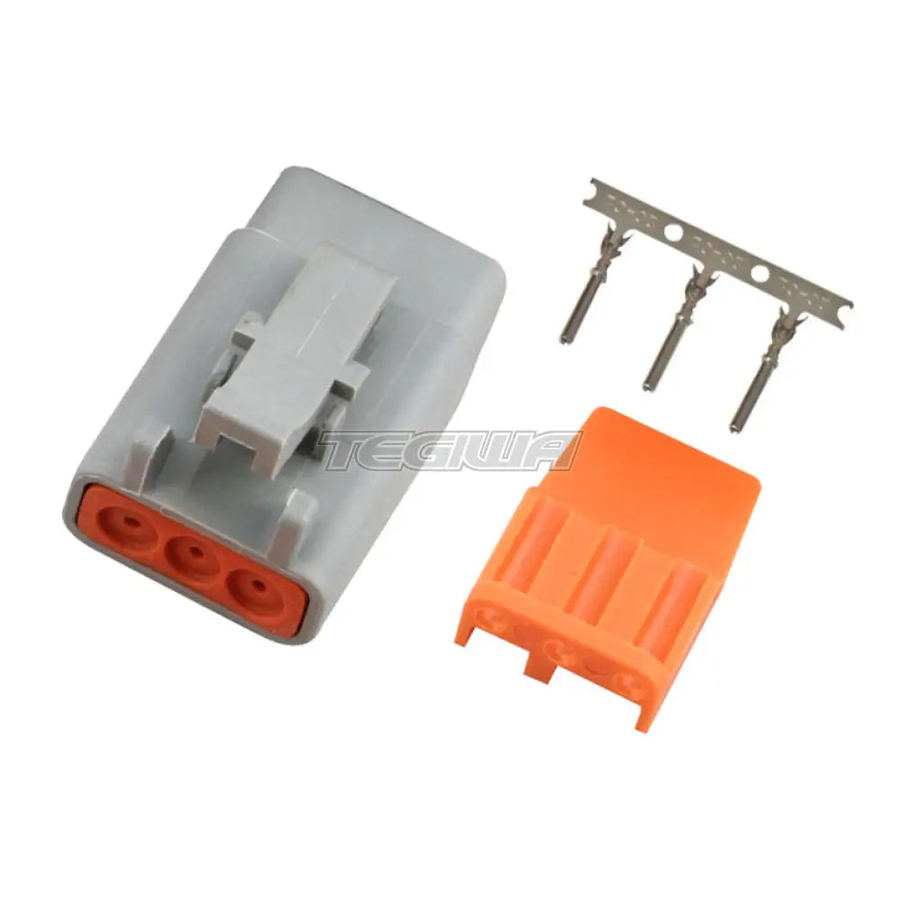 Haltech Plug And Pins - Male Deutsch DTM-3 Connector 3 4 Bar