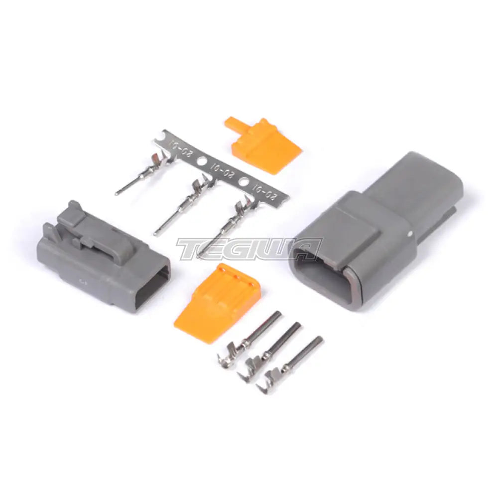 Haltech Plug And Pins - Matching Set Deutsch DTM-3 Connectors