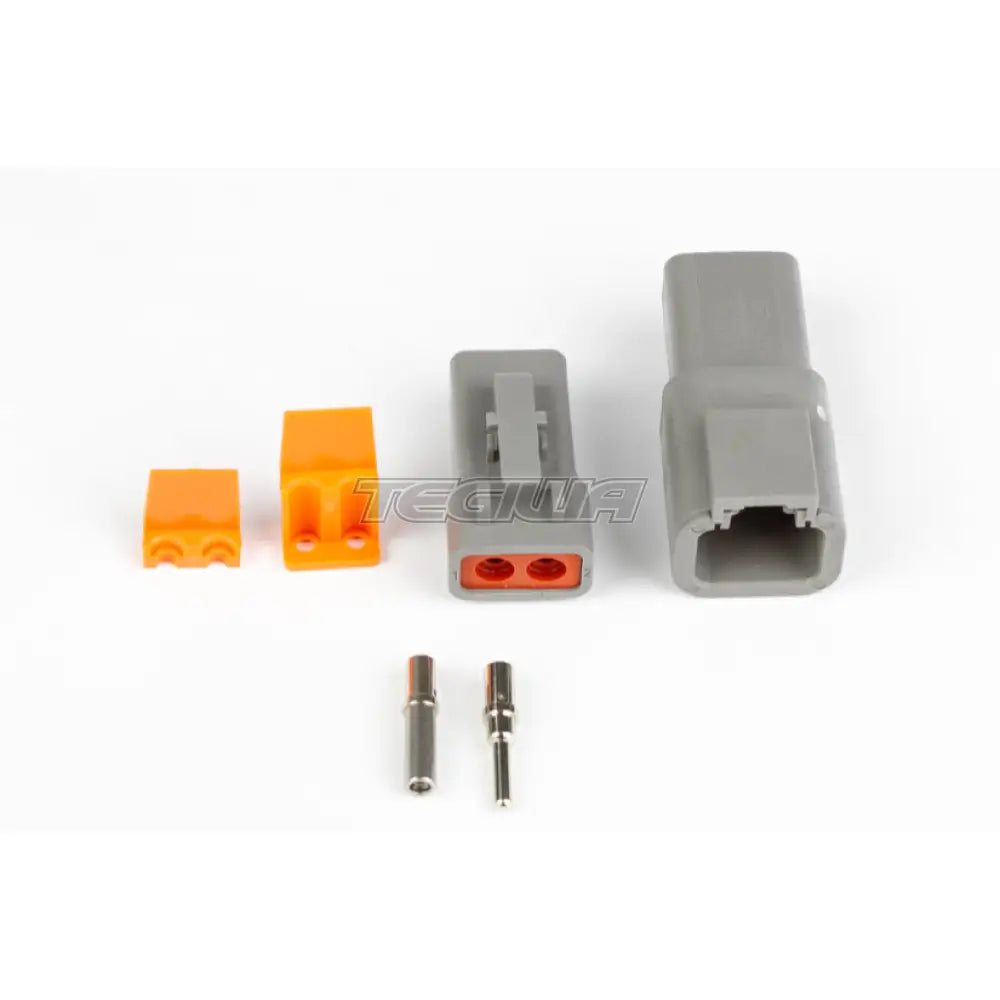 Haltech Plug and Pins Only - Matching Set of Deutsch DTP-2 Connectors (25 Amp)