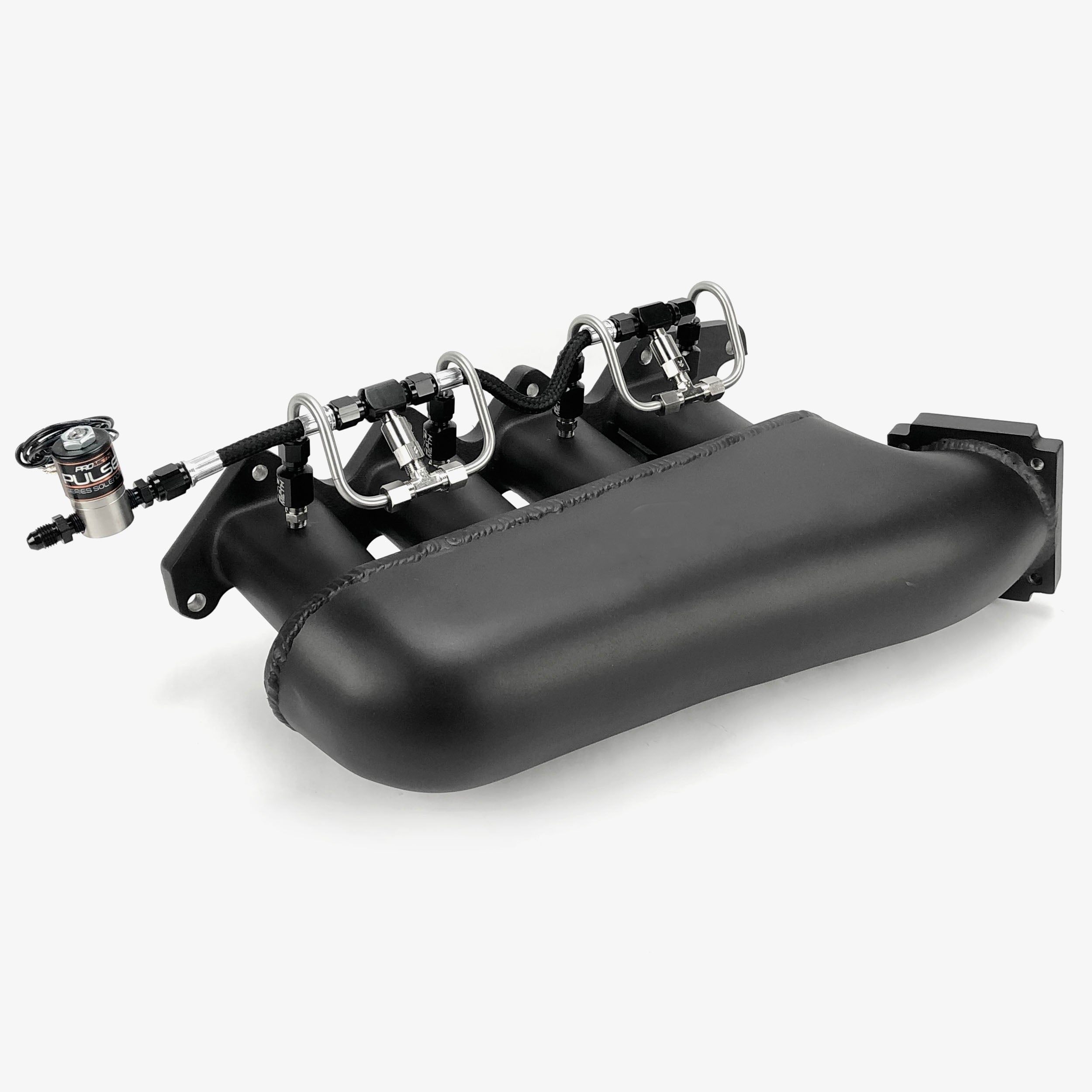 ProMeth Signature Series 4 Cylinder Direct Port With Straight Nozzle Holders Solenoid & Check Valves (Pre-Bent)