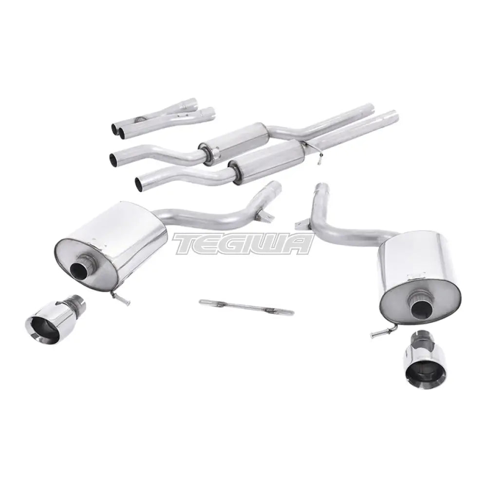 Milltek Audi A4 3.0 V6 B6 quattro Saloon Avant & Cabriolet 2001-2005 Cat-back Exhaust - SSXAU296