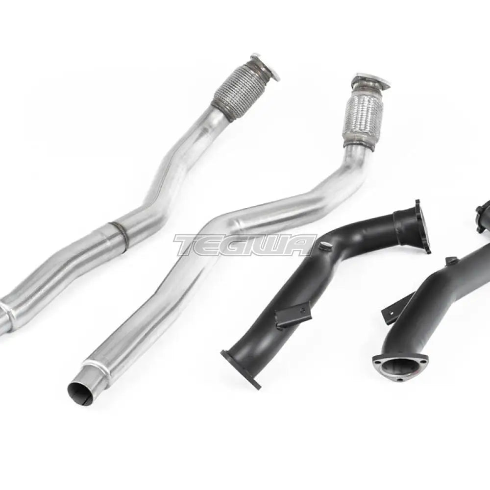 Milltek Audi RS6 C7 4.0 TFSI biturbo quattro inc Performance Edition 2013-2018 Large-bore Exhaust Downpipes and Cat Bypass Exhaust Pipes Exhaust - SSXAU634