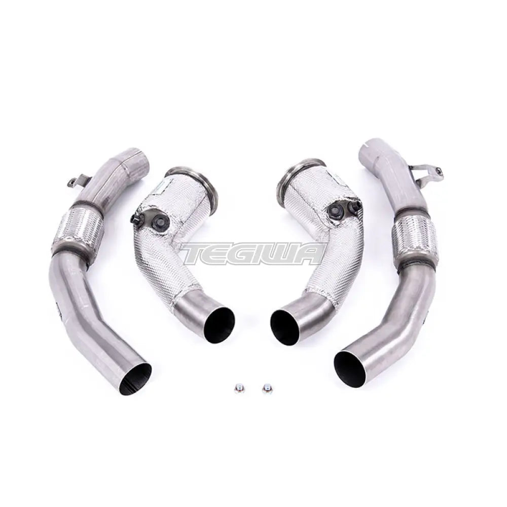 Milltek Audi RS7 C8 4.0 V8 bi-turbo (Non OPF/GPF US/ROW Models) 2019-2023 Large-bore Exhaust Downpipes and Cat Bypass Exhaust Pipes Exhaust - Fits Milltek System