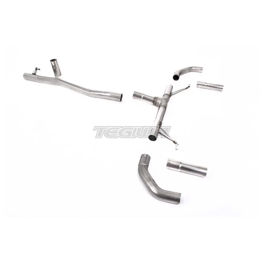 Milltek Mercedes CLA-Class CLA35 AMG 2.0 Turbo Coupe & Shooting Brake (OPF/GPF Models) 2019-2023 Cat-back Exhaust - Non-Valved Race