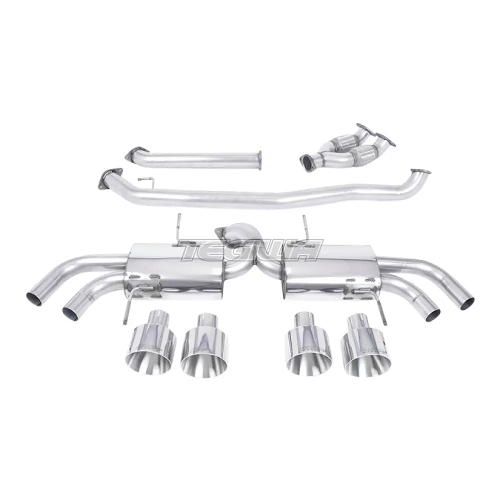 Milltek Nissan GT-R R35 2009-2015 Primary Cat-back Exhaust - Non-Resonated - SSXNI006