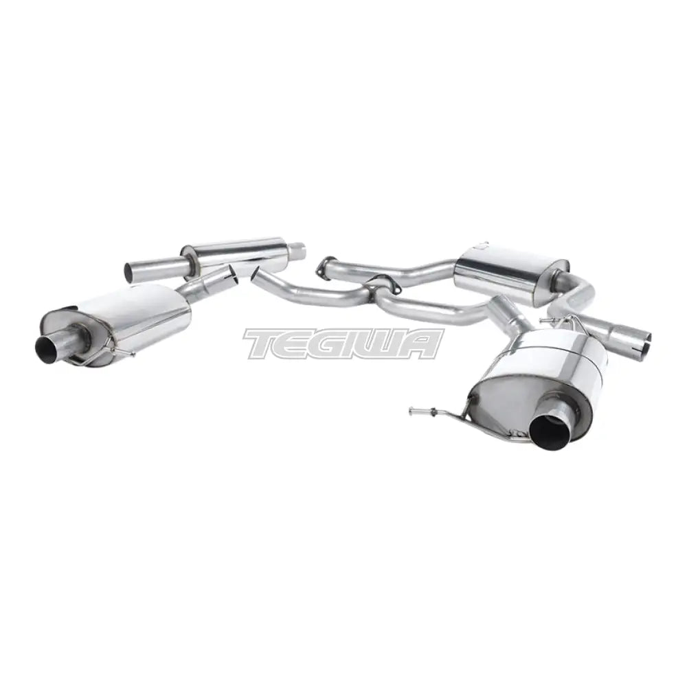 Milltek Skoda Octavia vRS 2.0 TSI 245PS Hatch & Estate (manual and DSG-auto Non-OPF/GPF & Post Facelift) 2018-2019 Cat-back Exhaust