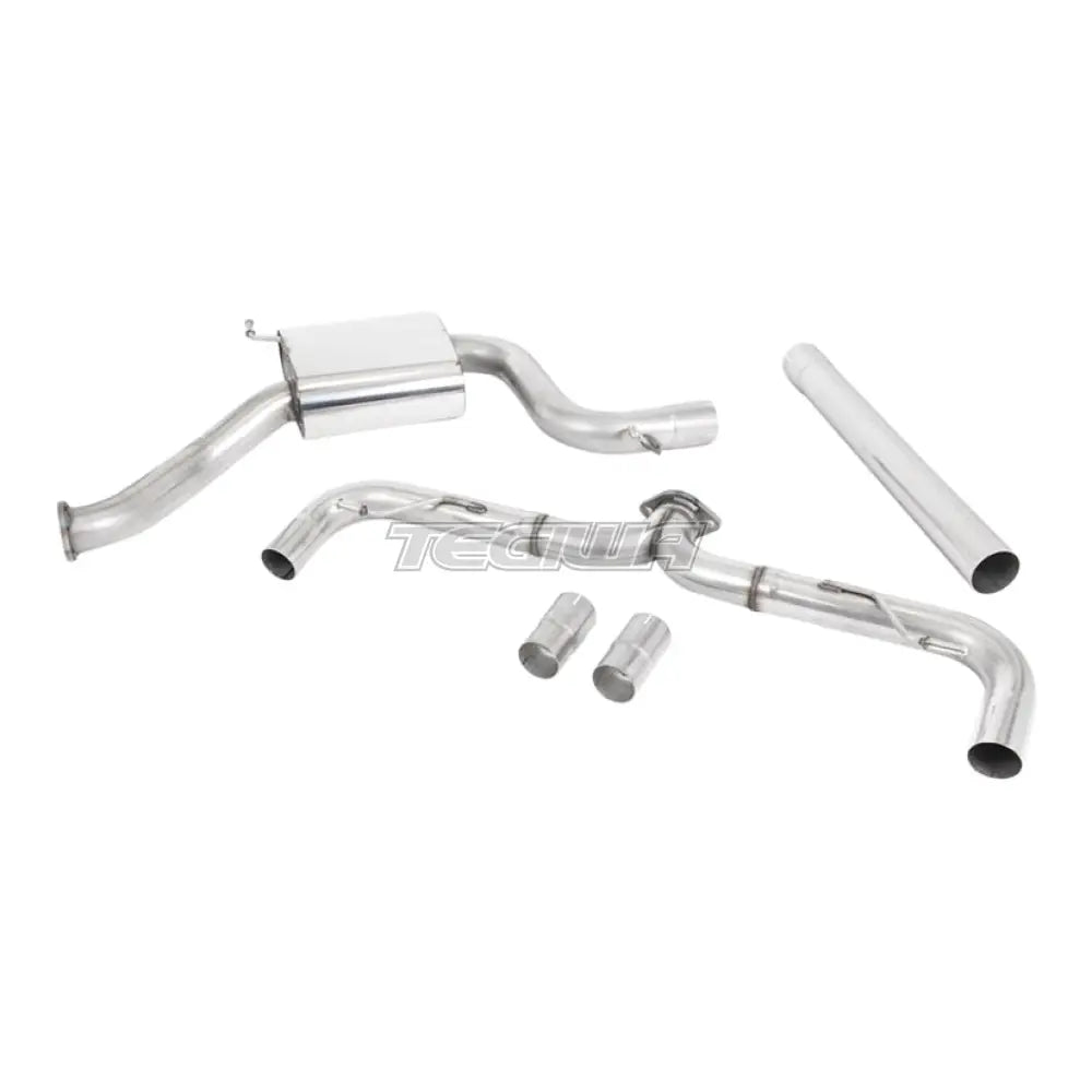 Milltek Volkswagen Golf MK7.5 GTi (Non Performance Pack Models & Non-GPF Equipped Models Only) 2017-2018 Cat-back Exhaust - Non-Resonated GT-100 Polished Trims