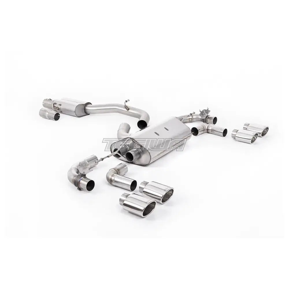 Milltek Volkswagen Golf Mk7.5 R 2.0 TSI 300PS (GPF Equipped Models Only) - 80mm Race Systems 2019-2022 Cat-back Exhaust