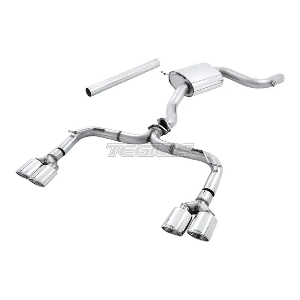 Milltek Volkswagen Golf MK7 GTi (including GTi Performance Pack Clubsport & Clubsport S models) 2013-2016 Cat-back Exhaust - Non-Resonated Race Golf R MK7 Style Polished Oval Tips