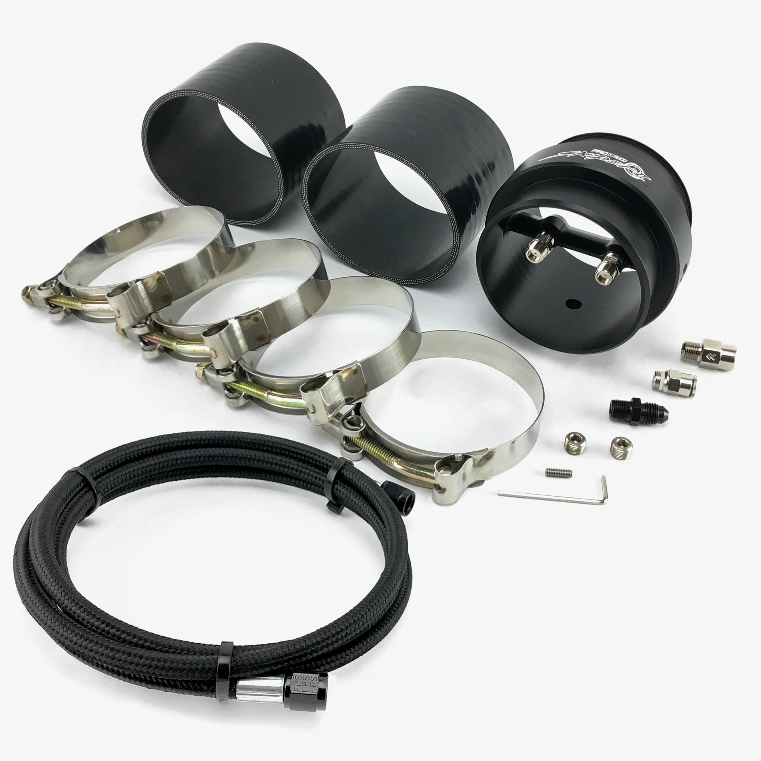 Sniper II With Mini Check Valve, Silicone Straight & 8ft Hose Assembly (Fender Mount) - Motorsport Calibrations