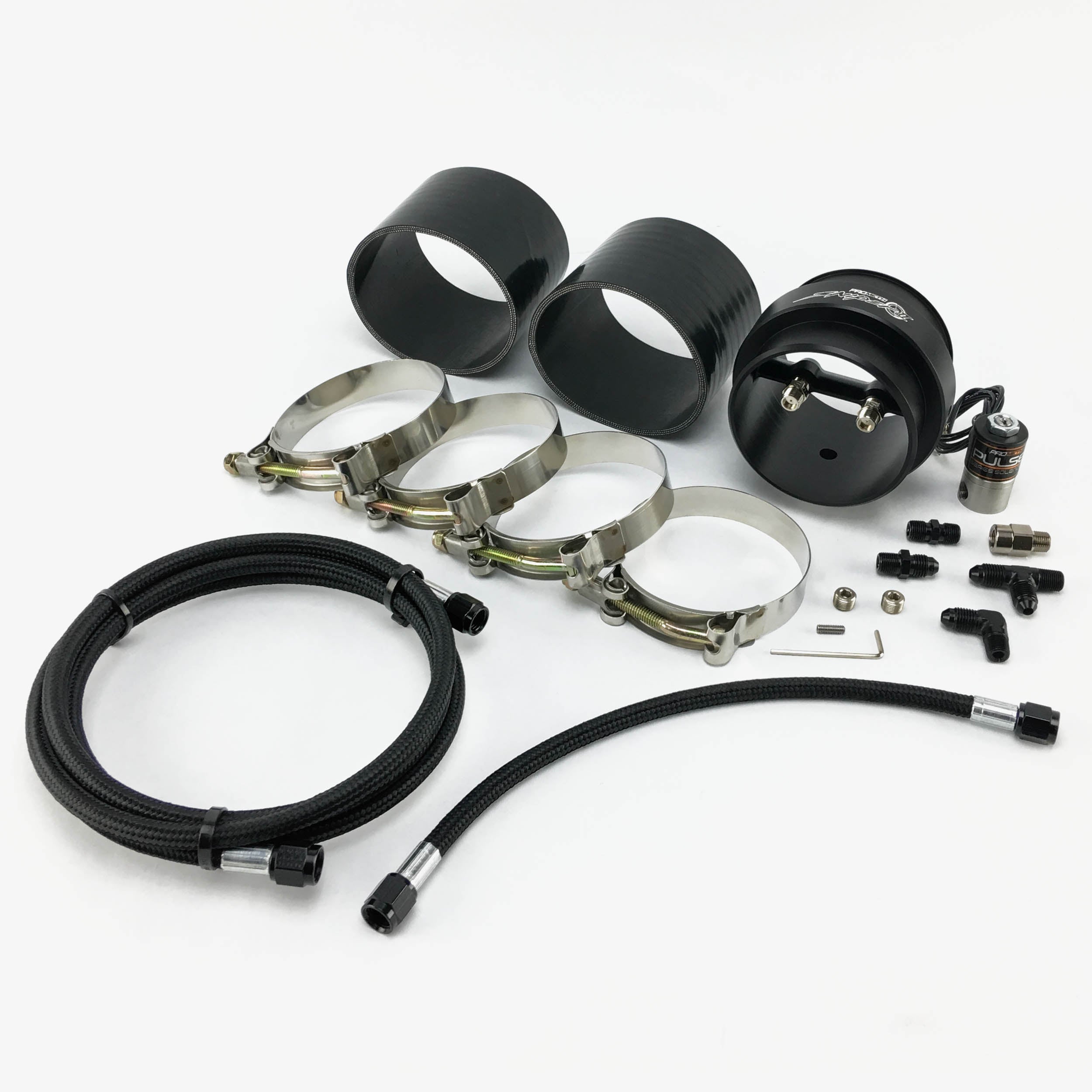 Sniper II Dual Stage With 18ft Hose Assembly, Trunk Mount (Check Valve/Solenoid Silicone Straight) - Motorsport Calibrations