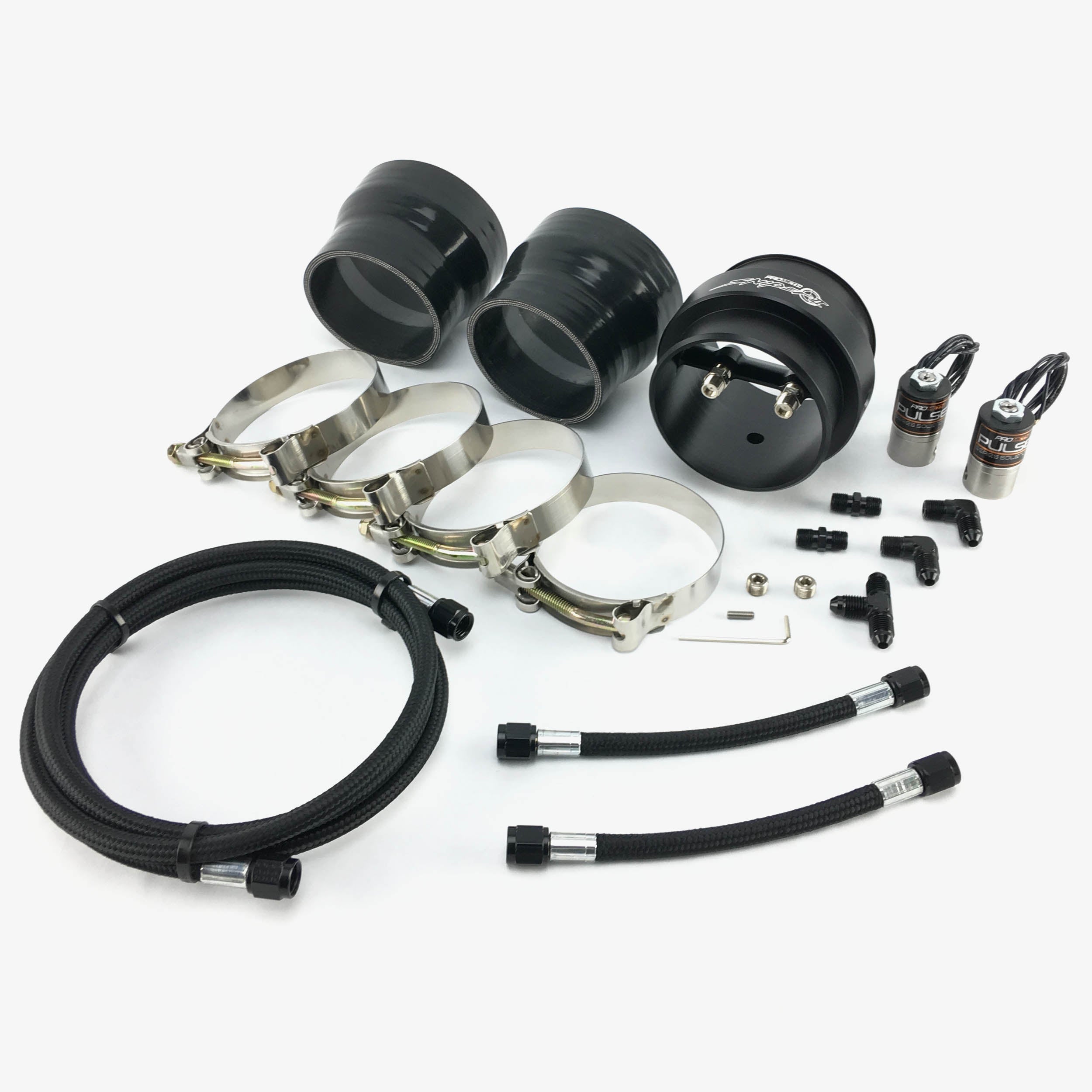 Sniper II Dual Stage With 18ft Hose Assembly (Solenoid/Solenoid Silicone Reducer) - Motorsport Calibrations