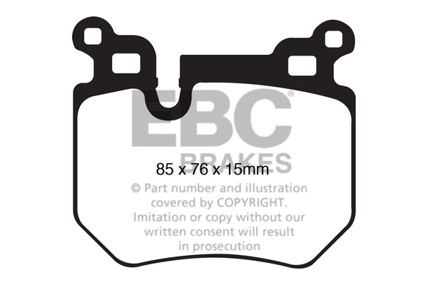 EBC BMW E82 Yellowstuff Street/Track Pad & Line Kit (135i)