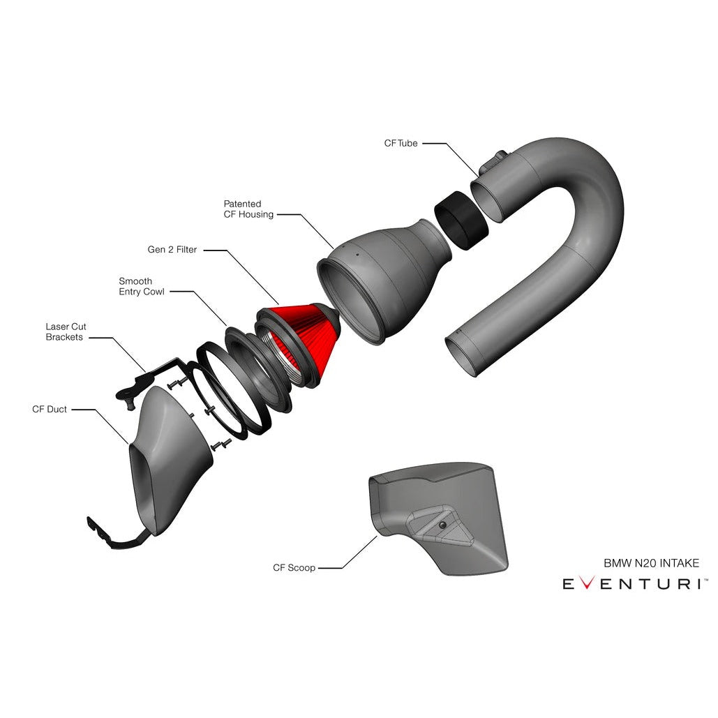 Eventuri BMW N20 Carbon Intake 125i, 220i, 320i & 328i