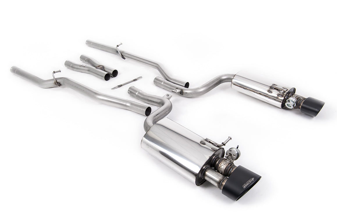 Milltek Non-Resonated Valved Cat-Back Exhaust Audi RS4 B7 *OPTIONS*