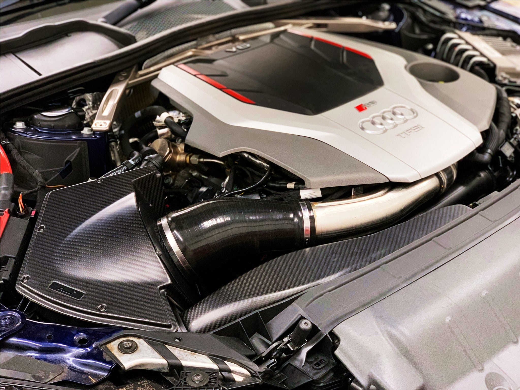 Racingline Carbon Fibre Air Intake System RS4/RS5 (B9) 2.9 V6 TFSI – VWR1241RS4 - Dark Road Performance