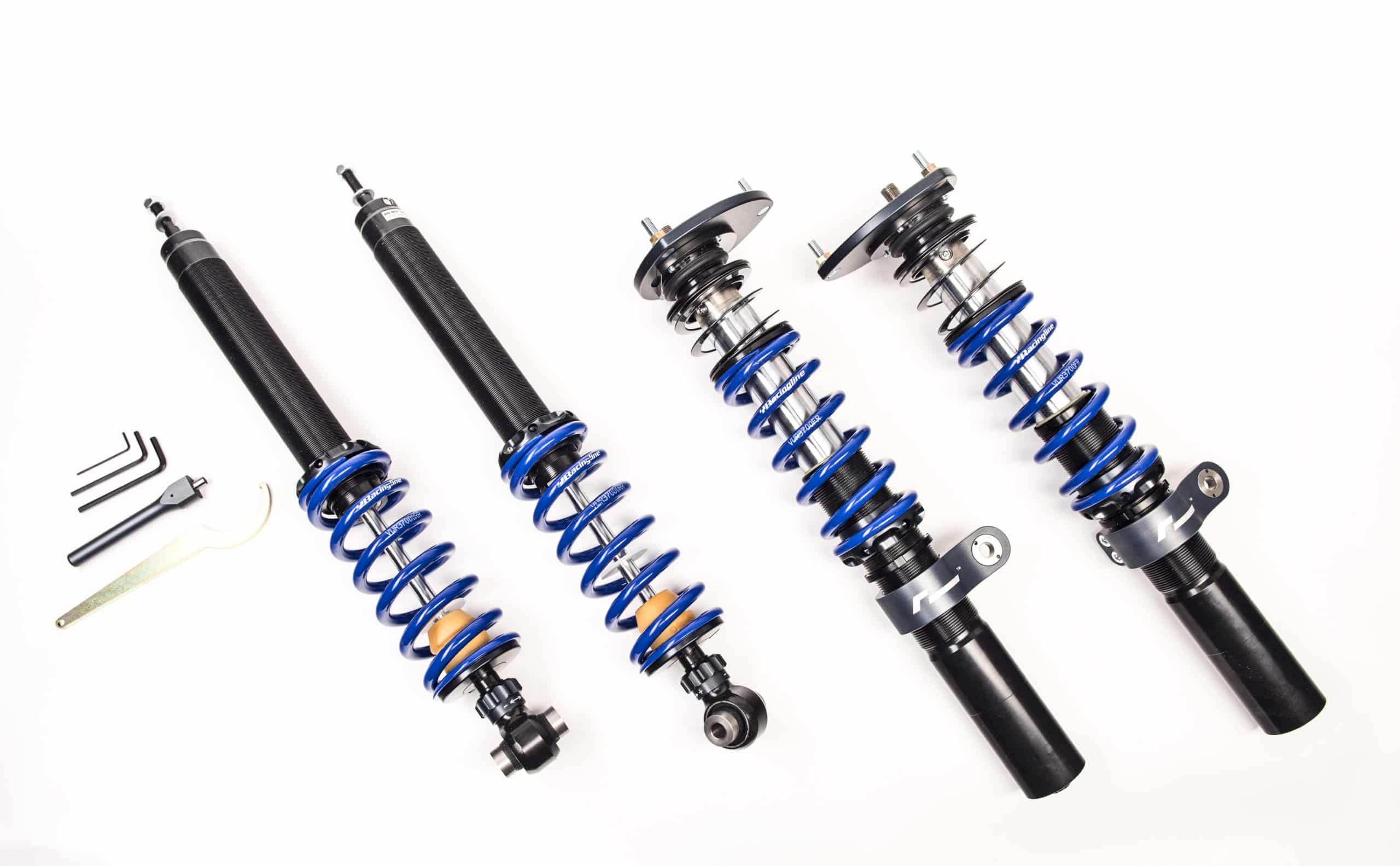 Racingline Track Suspension Kit – 2 Way Adjustable/Rear Coilover Inc. Top Mount – VWR340000-G7