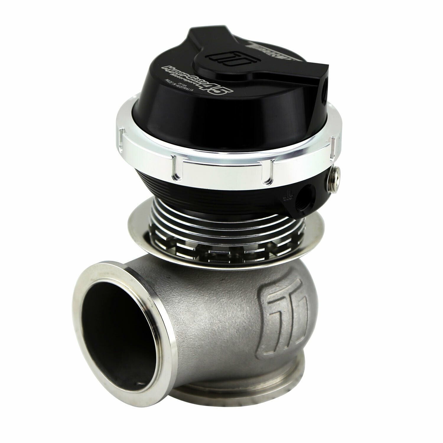 Turbosmart Gen-V 45mm 14PSI Motorsport HyperGate External Wastegate BLACK WG45M