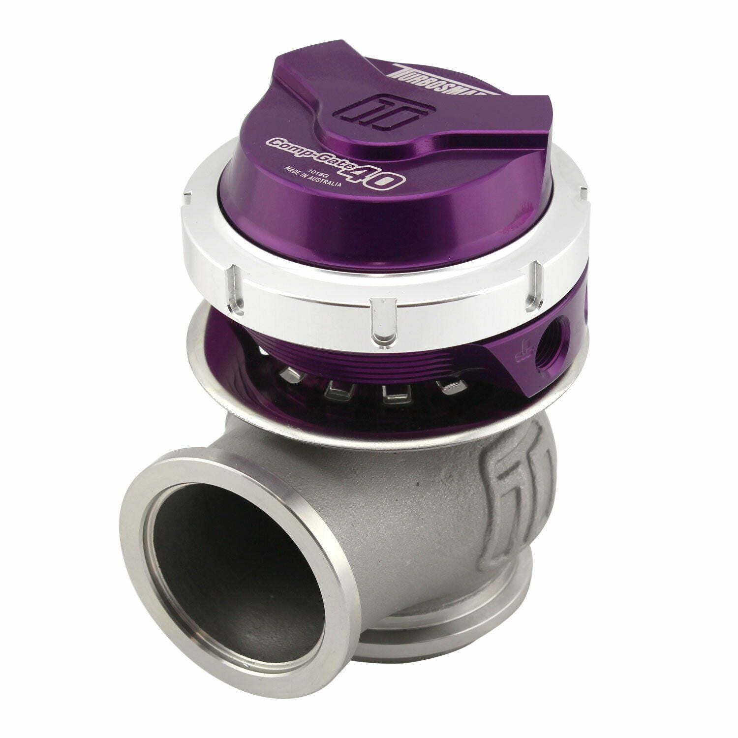Turbosmart Gen-V Gen 5 40mm 14PSI 1bar CompGate External Wastegate PURPLE WG40