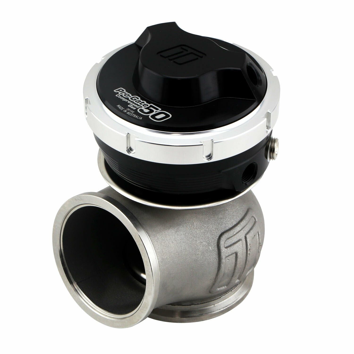 Turbosmart GenV 50mm 5PSI Compressed Gas ProGate External Wastegate BLACK WG50CG