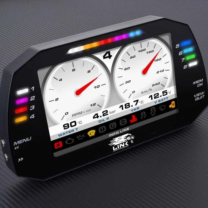 LINK MXG Strada Light 7-inch Dash - Street Edition