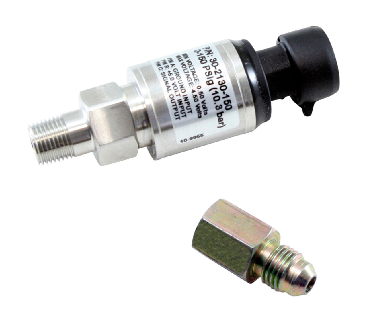 AEM 100 PSIg Stainless Sensor Kit Stainless Steel Sensor Body 1/8" NPT Male