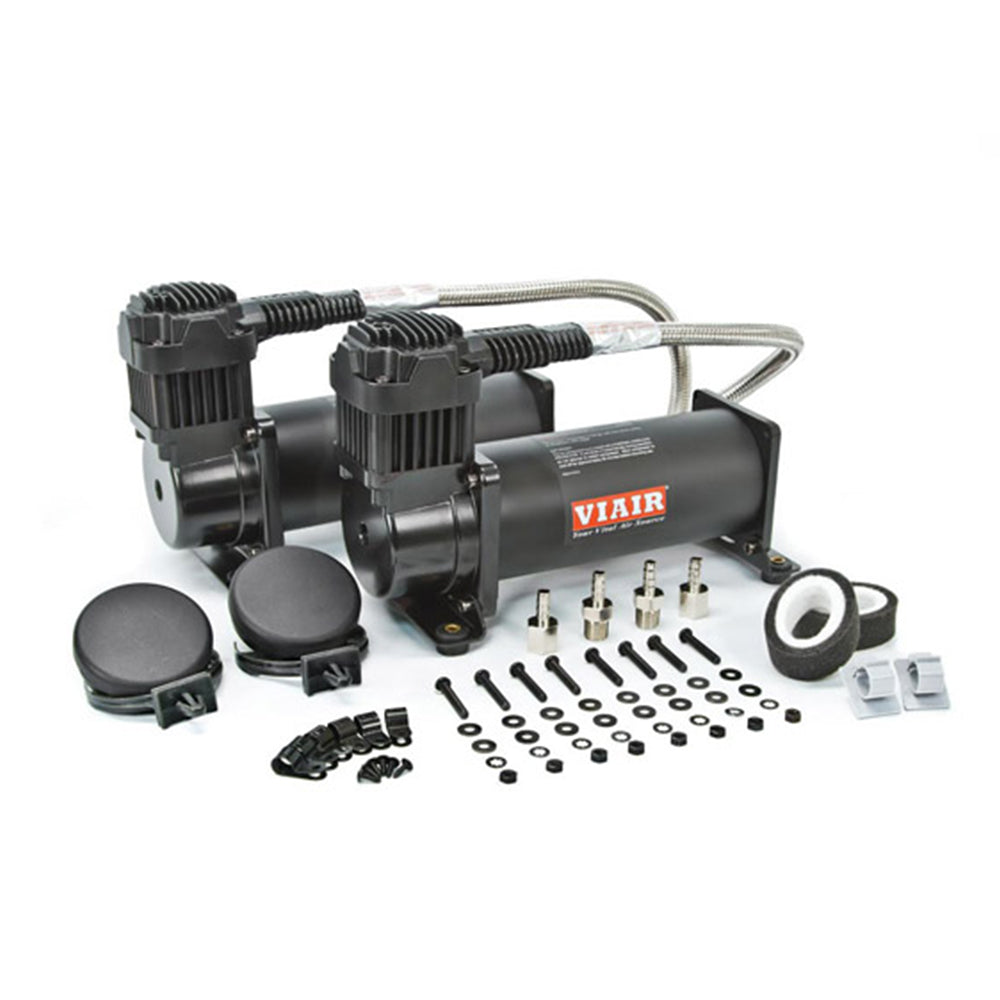 Viair 444C Dual Pack Compressor - Stealth Black, 200 PSI
