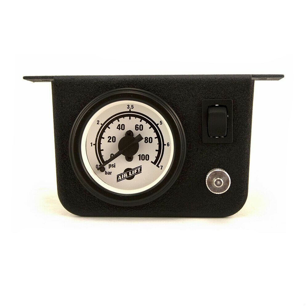 Single Needle Gauge w/ 2" Lighted Panel - 100 PSI
