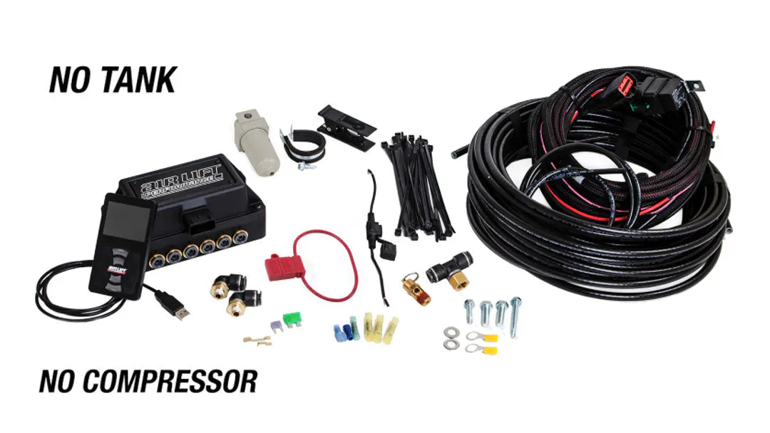 Air Lift Performance 3P with 3/8" PTC (3/8" Air Line, No Tank, No Compressor)