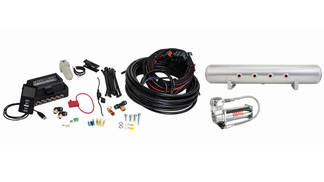 Air Lift Performance 3P (3/8" Air Line, 5 Gallon Raw Aluminum Tank, VIAIR 444C Compressor)